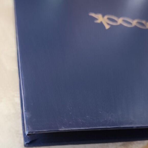 1960's Never Used Large Hardcover Scrapbook with Gold Cord Tie Binding - Picture 7 of 16